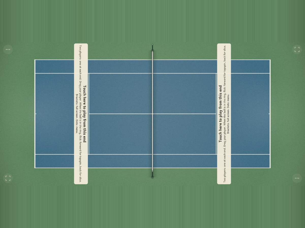 Court on the table